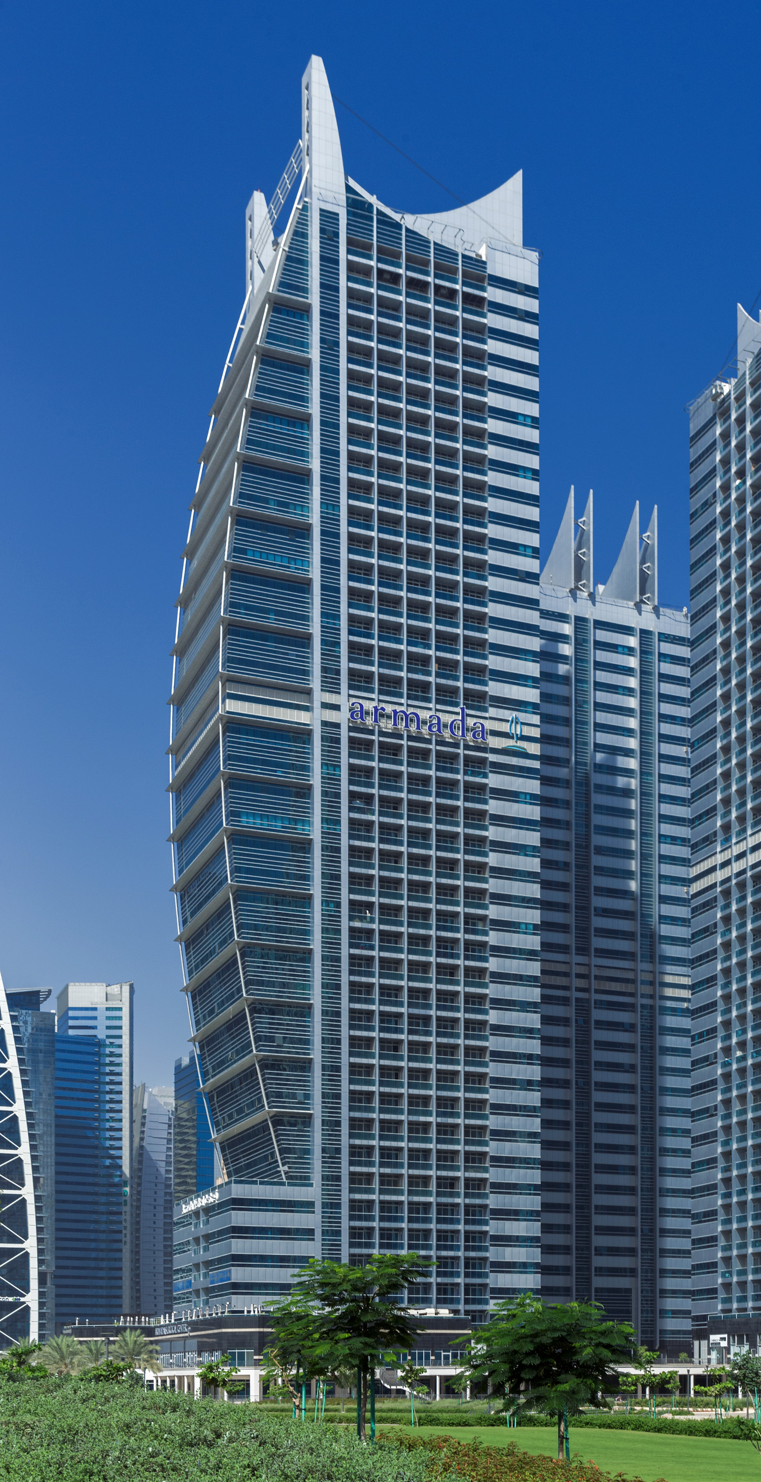 Armada Tower 1, Dubai - View from the northeast. © Mathias Beinling